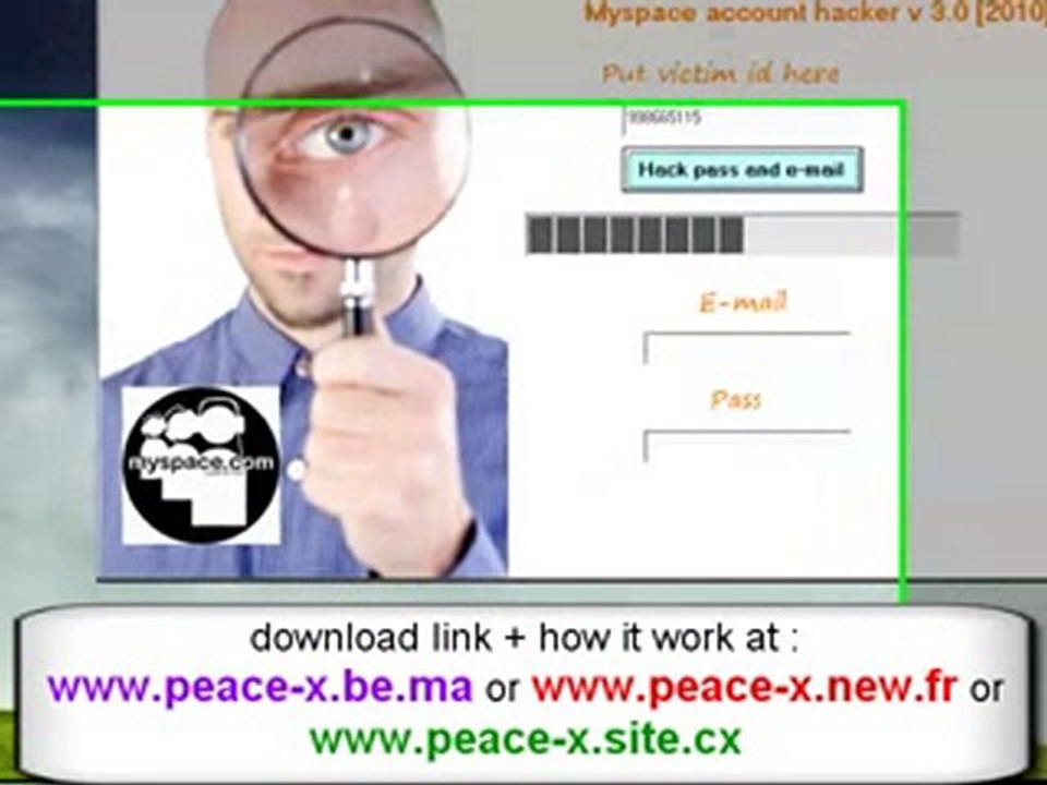 myspace  hack  hacking  cracking  password  youtube  real  a