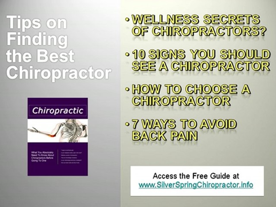 Silver Spring Chiropractors