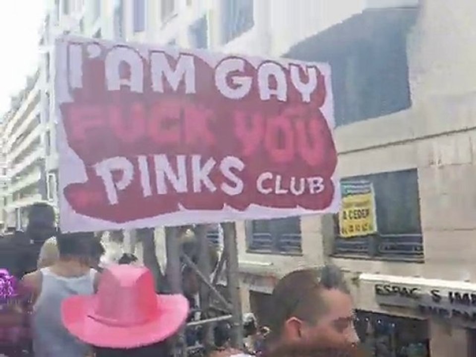 Gay Pride Lyon 2010 with Jeremy Reyes (Pinks Club)