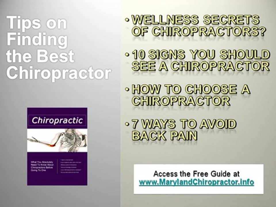 Maryland Chiropractors