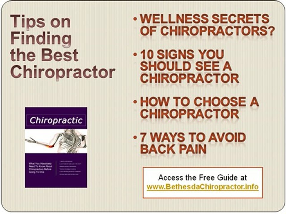 Bethesda Chiropractor