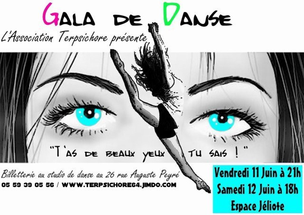 Gala de danse "T'as de beaux yeux tu sais !"