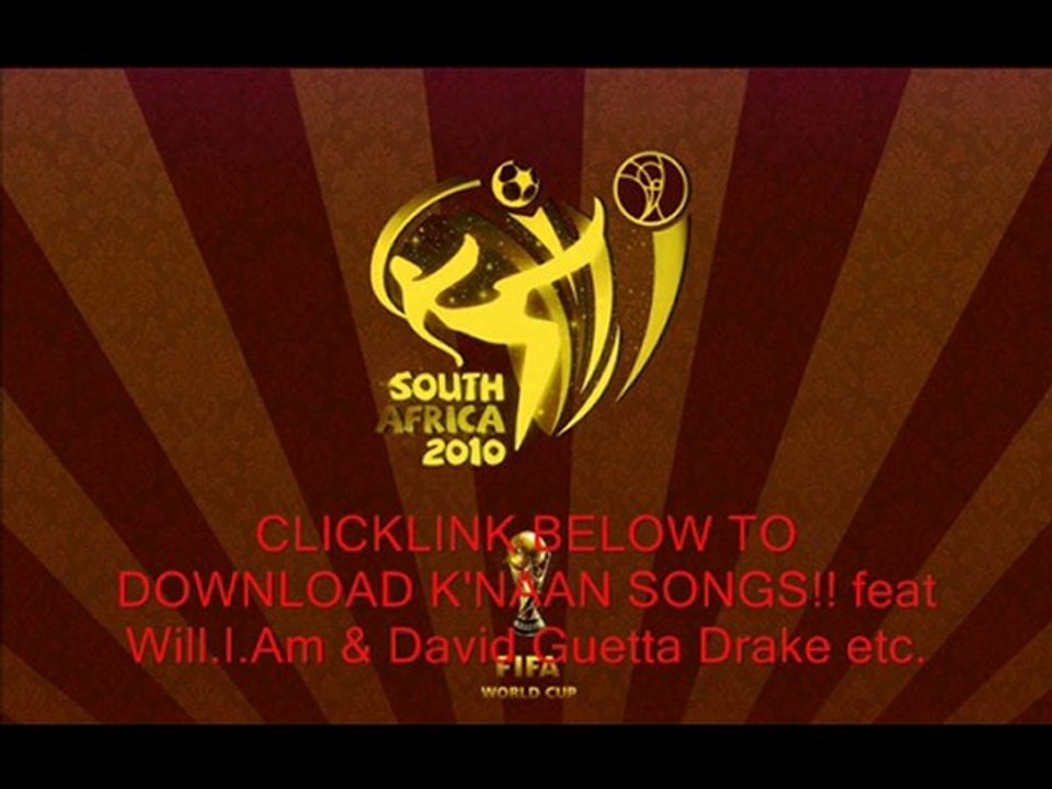 K'NAAN waving flag,world cup 2010 song, fifa 2010 ...