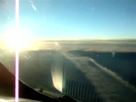vu du ciel vue Chemtrails ou épandage aérien