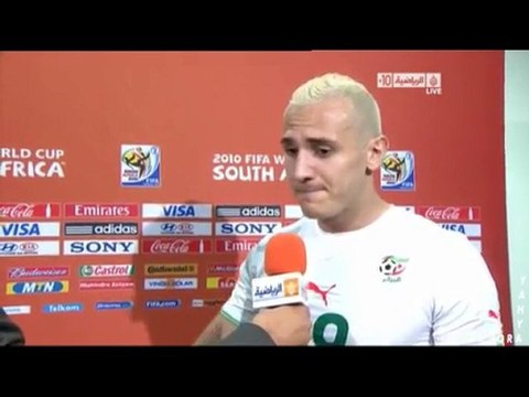 REACTION DE HASSAN YEBDA APRES ALGERIE 0-1 SLOVENIE CDM 2010