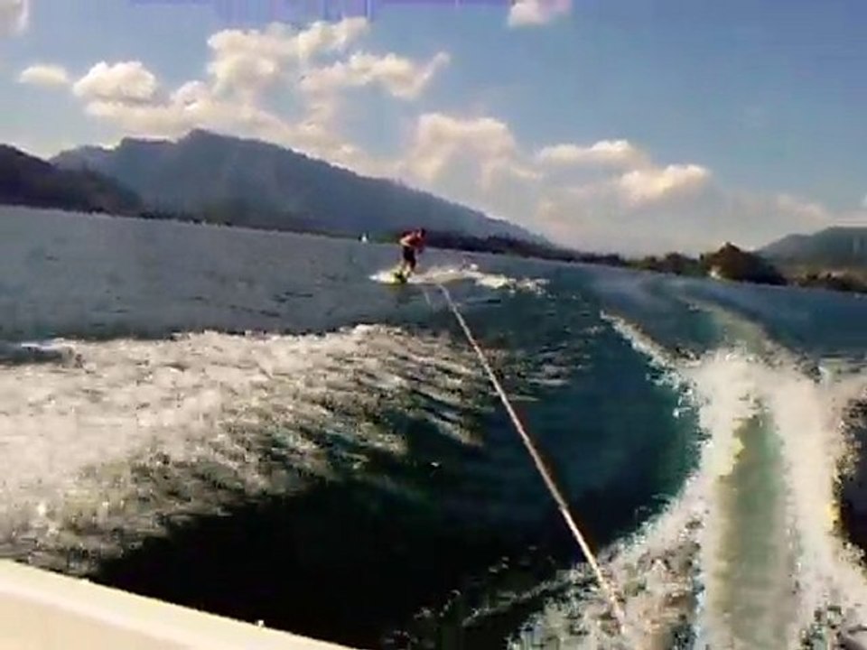 Wake Board sur le lac du Bourget