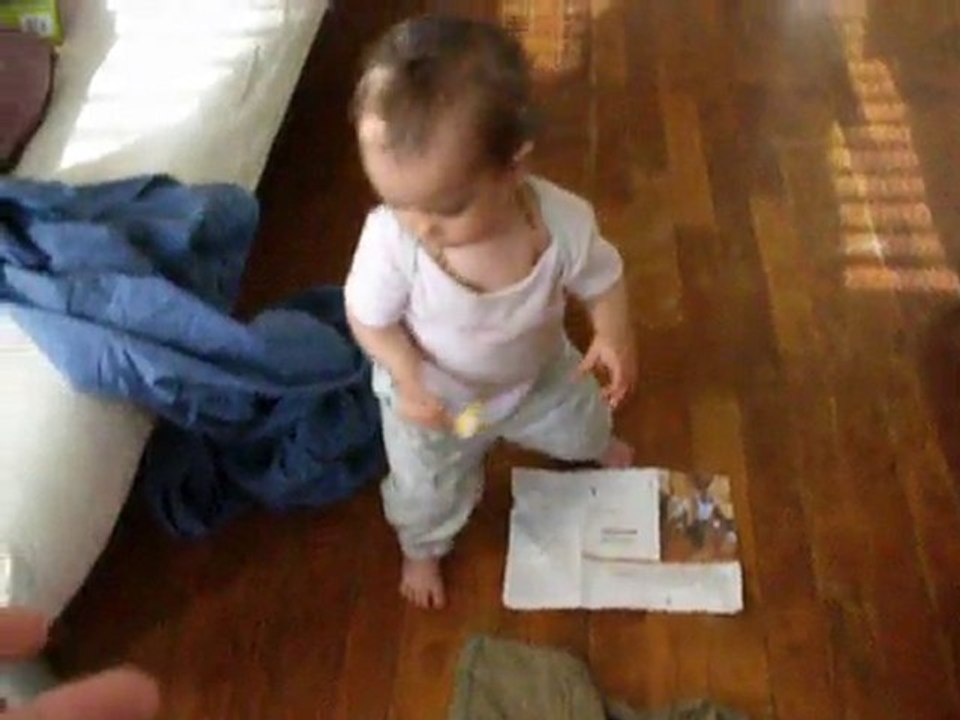 lénaëlle fait ses premier pas