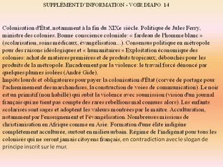 La colonisation version -cours 1ère