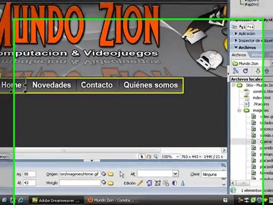 Tutorial Dreamweaver