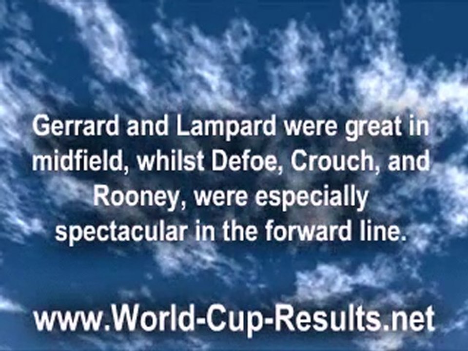 FIFA World Cup 2010 England Profile