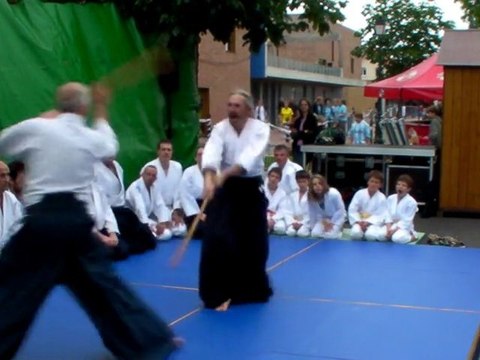 Aikido Rosheim Démo Relais Pour la Vie Partie Armes