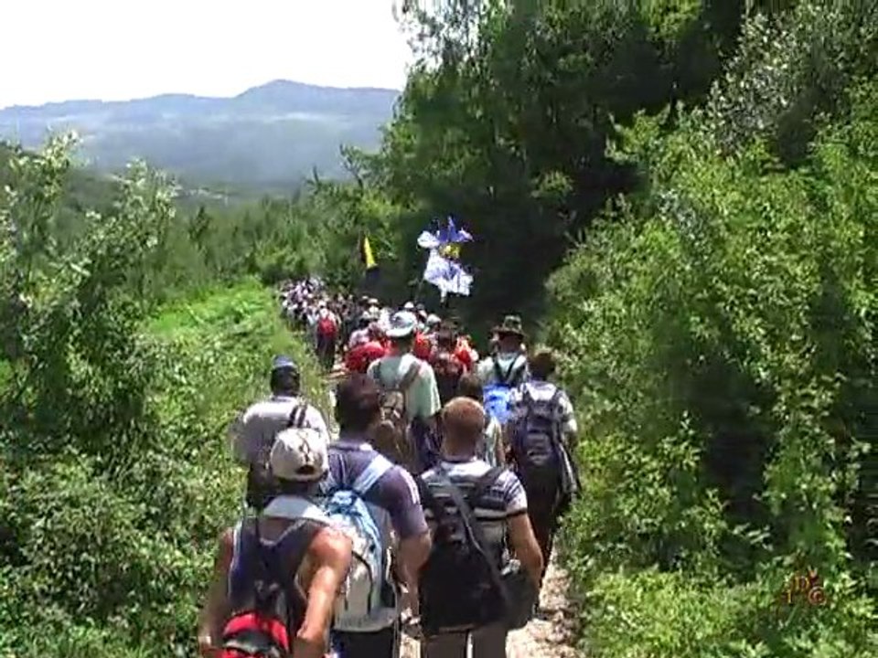Film de Philippe Huyghe  "La marche de la Paix" 2009  vers Srebrenica