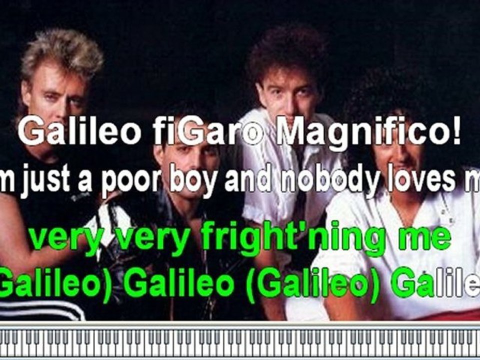 Freddy Merkury  & "Queen" Bohemian Rhapsody karaoke & lyrics