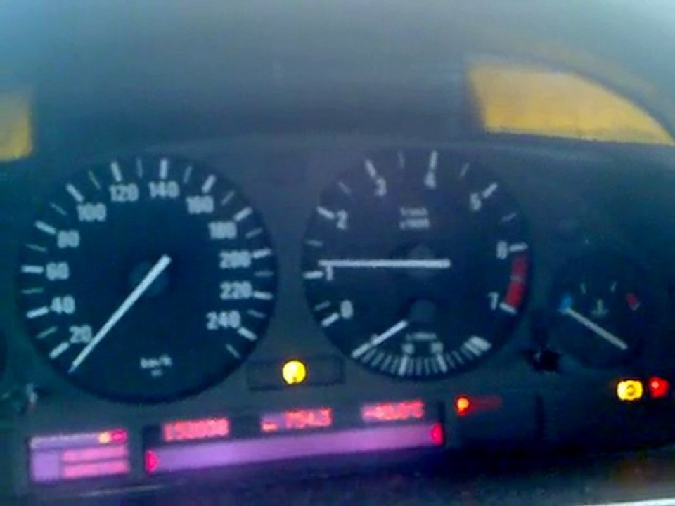 démarrage a froid de ma bmw 528i