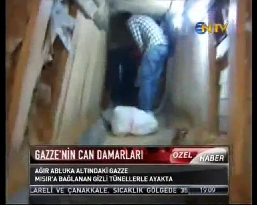 GazzeYİ MISIR'A BAĞLAYAN TÜNELLER