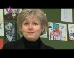 Les élèves du collège Jean Mermoz de Nozay passent au micro.