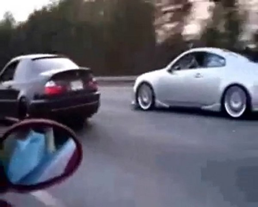 BMW M3 E46 vs Infiniti G35 Twin Turbo