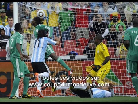 Coupe du monde 2010 : Argentine 1 Nigéria 0