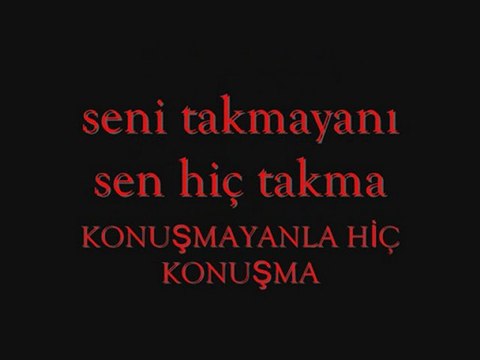 BUNLARI SAKIN UNUTMA