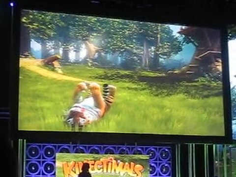 Kinectimals en live à la conférence Microsoft