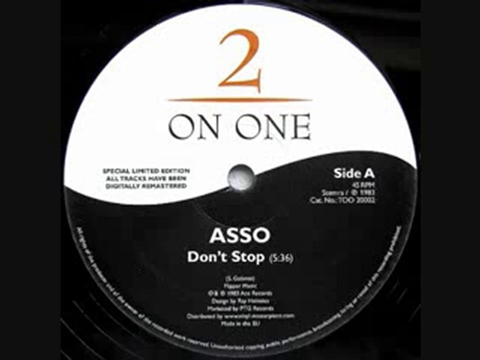 80's Boogie music rare - Asso - Dont Stop 1983