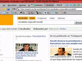 prueba buscando resultados copa del mundo