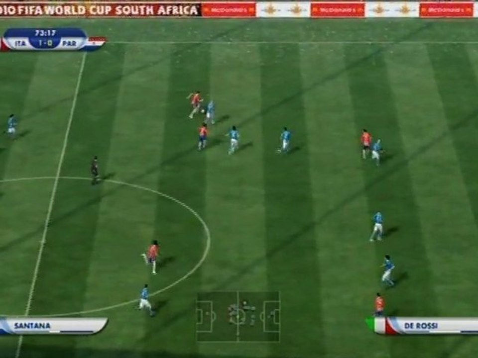 Italie - Paraguay Coupe du monde FIFA 2010 partie 2