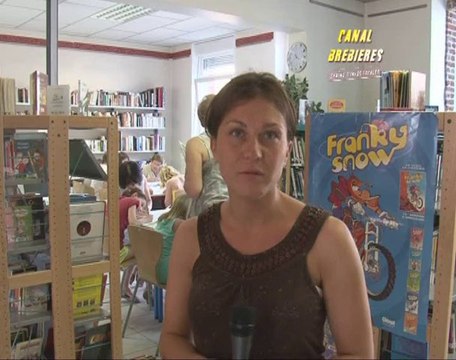 Atelier calligraphie à la bibliothèque de Brebières