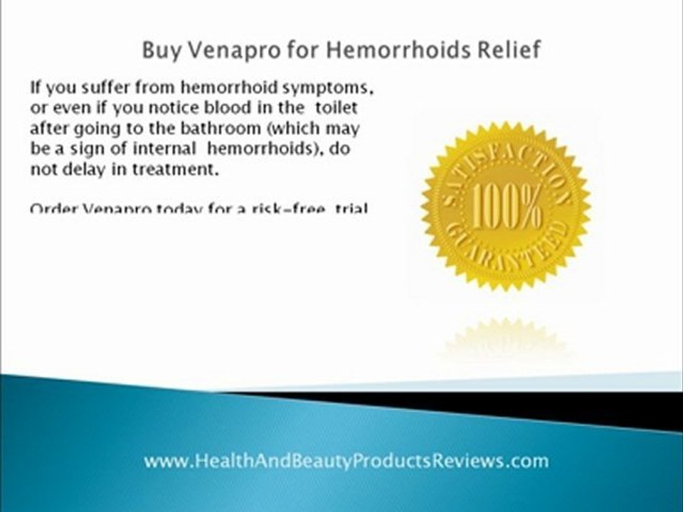 Buy Venapro for Hemorrhoids Relief