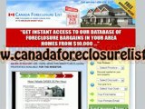 Canada Foreclosures List