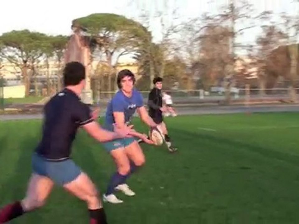 Les expressions Rugby. Rugbymen du Pôle Espoir Rugby Talence