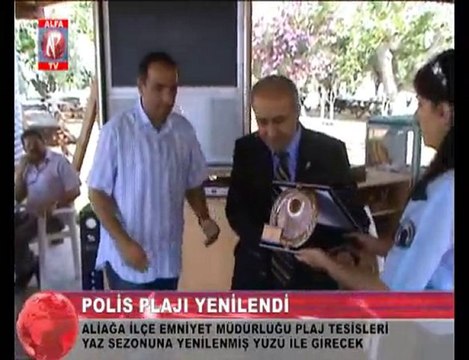 aliağa emniyet müdürlüğü dinlenme tesisleri yenilendi