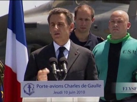 Allocution devant l'équipage du Charles-de-Gaulle