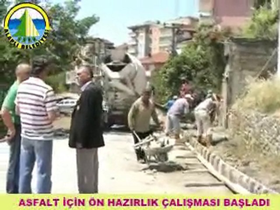 ALAPLI'DA ASFALT İÇİN ÖN ÇALIŞMALAR BAŞLADI