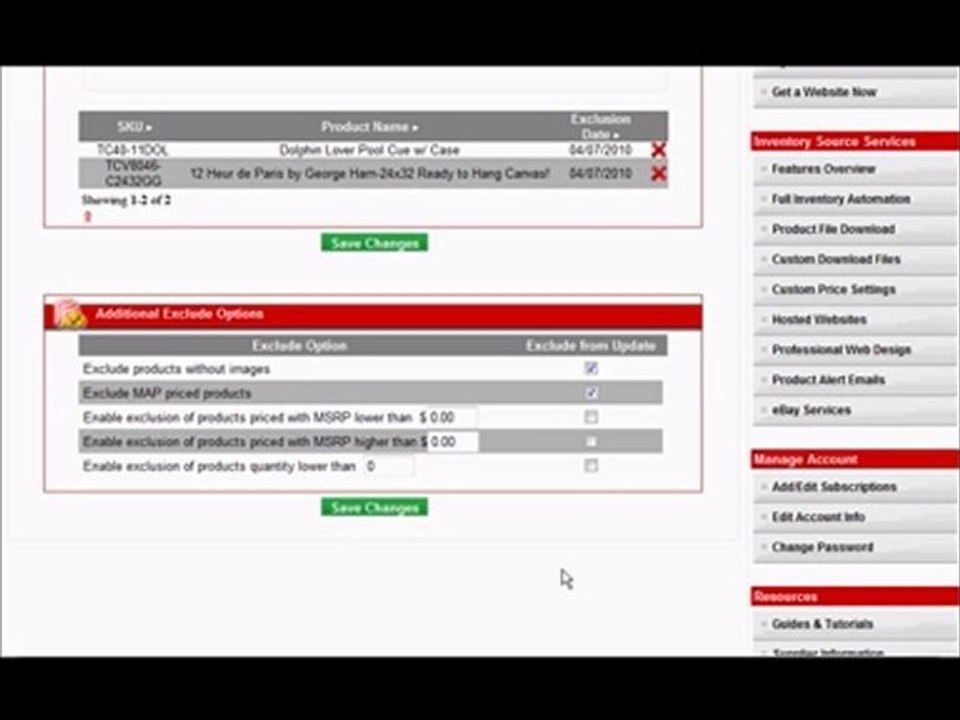Advanced Dropship Product Filtering - Account Feature Guide