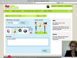 Comment personnaliser sa cagnotte Leetchi.com ?