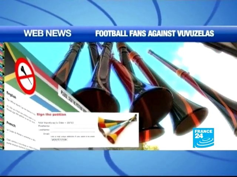 Football fans against vuvuzela!