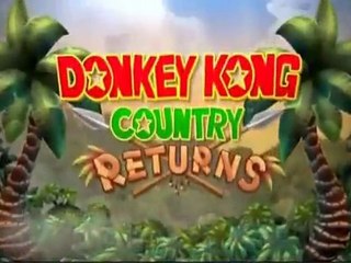 Donkey Kong: Country Returns - Trailer E3 2010- Nintendo Wii