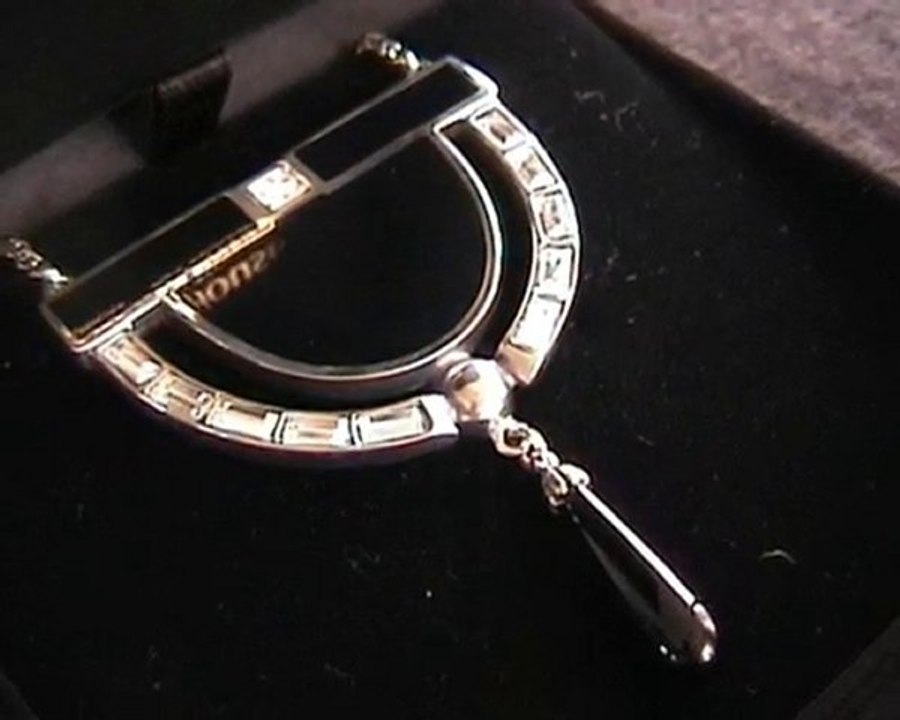 Art Deco Collier / Halskette in 925 Silber