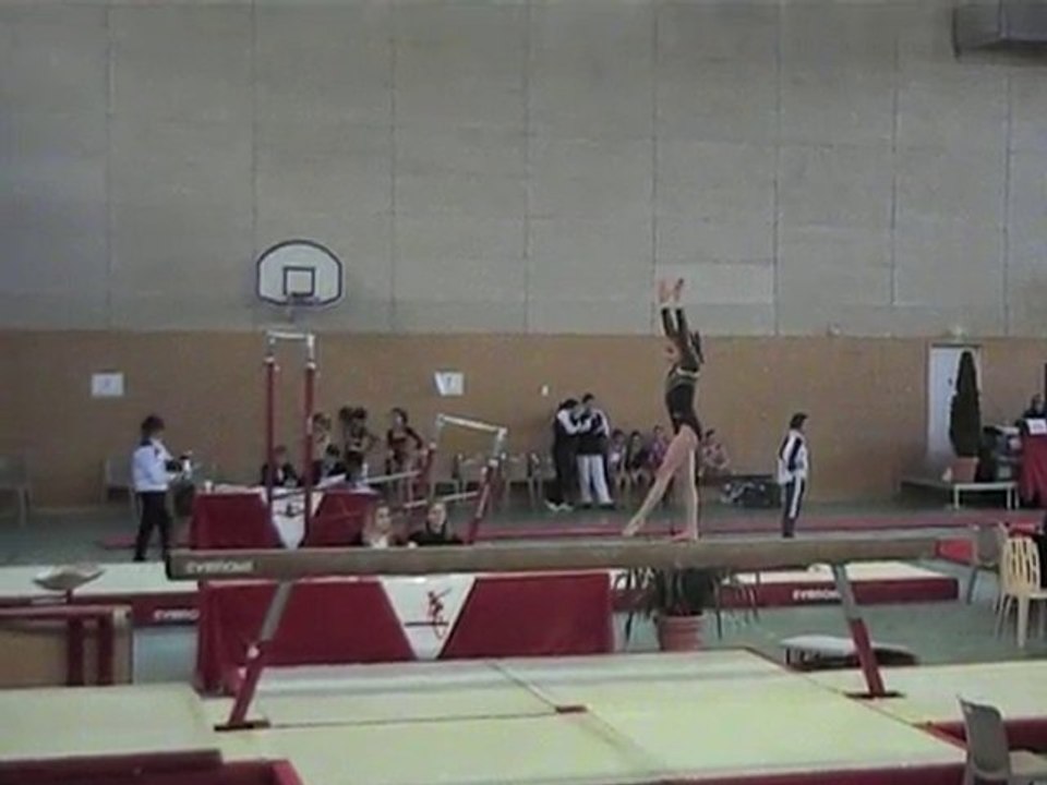 LAURYN BASSO poutre  REGION vallauris