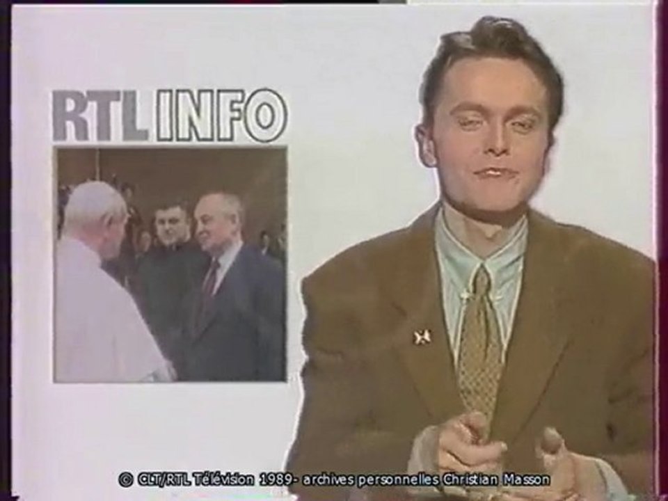 Martin Igier-début flash info RTL Télévision (01/12/1989)