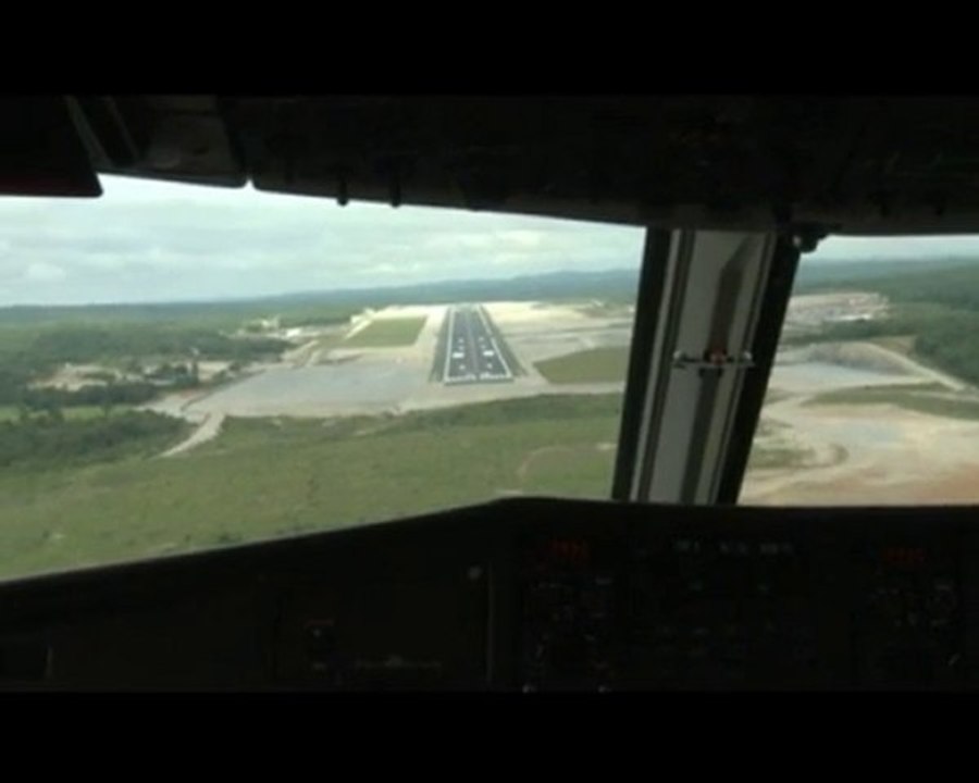 1er atterrissage sur l'aéroport Brive Vallée de la Dordogne