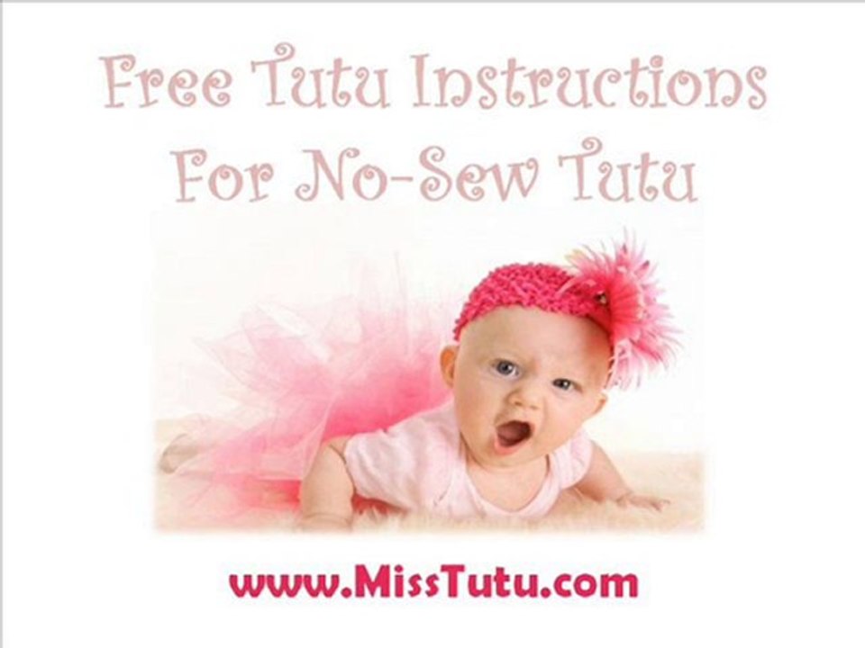 Tutus You Can Make Without a Sewing Machine
