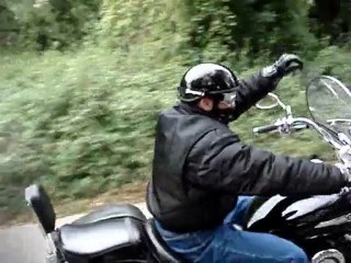 titi et moi - balade moto 5 octobre 2008