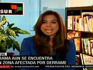 Inquietud de afectados por derrame en EE.UU, Obama dará men