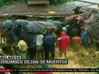 38 muertos y 6 desaparecidos en Bangladesh por derrumbes