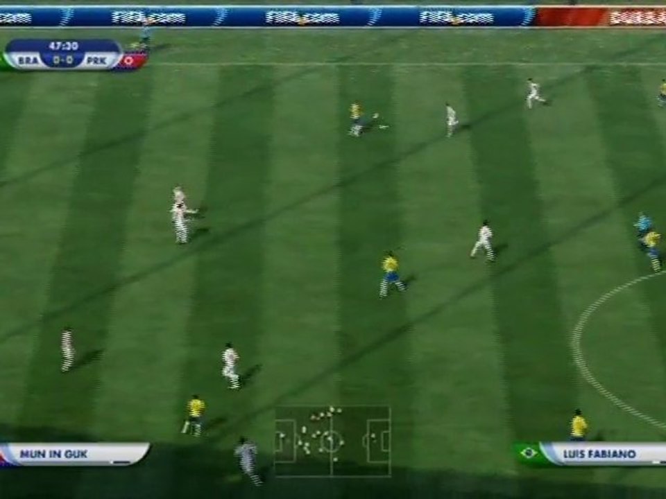 Brésil - Corée du Nord Coupe du monde FIFA 2010