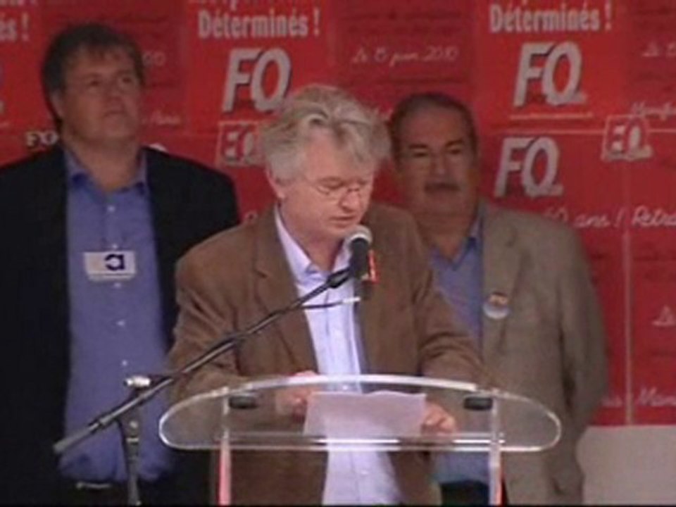 MAILLY (FO) 15 juin 2010 discours 1ère partie