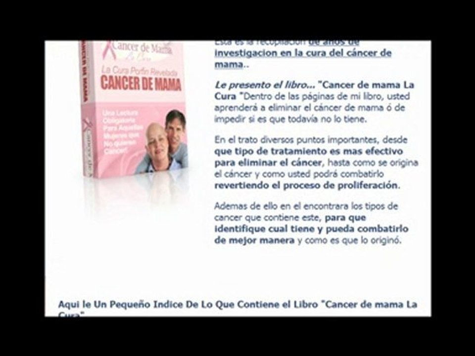 Cancer de Mama la Cura - CancerDeMamaLaCura.org