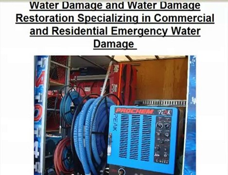 Dallas plano water damage restoration emergency water extra